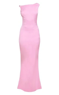 Prettylittlething Candy Pink Satin Asymmetric Bardot Twist Maxi Dress -Pretty Little Thing Shop 2c53f1874ea4148a24160612a2e65ed98b197781 CNM2452 5 candy pink satin asymmetric bardot twist maxi dress