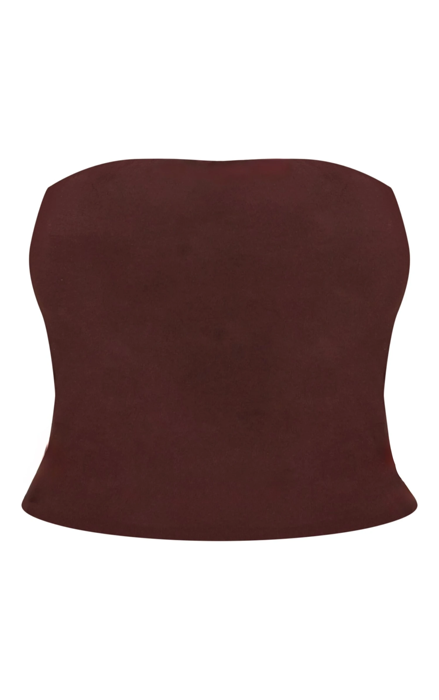 Prettylittlething Shape Chocolate Double Layered Bandeau Top 5 Prettylittlething Shape Chocolate Double Layered Bandeau Top - Image 5