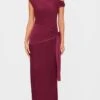Prettylittlething Burgundy Slinky Off Shoulder Wrap Detail Maxi Dress -Pretty Little Thing Shop 2d10a87d2d2b131e3a68eb8038c85296e11f5d0b cnl4717 1