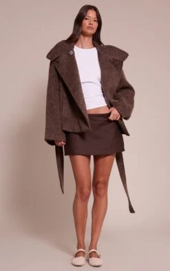 Prettylittlething Chocolate Faux Brushed Wool Tie Waist Coat 7 Prettylittlething Chocolate Faux Brushed Wool Tie Waist Coat -Pretty Little Thing Shop 2d2cc8fe861e5af398ace6e7f541b3197cfeebbf CNN8536 3 chocolate faux brushed wool tie waist coat