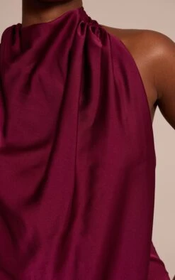 Prettylittlething Plum Satin Halterneck Romper -Pretty Little Thing Shop 2d3302bb9d8aa916a2c93e1413a6e8a39efa75a0 CNO4343 4 plum satin halterneck playsuit