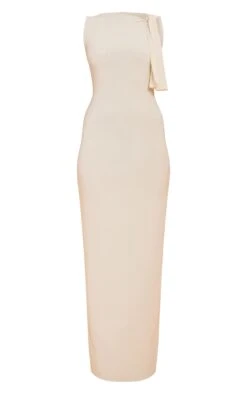 Prettylittlething Butter Cream Slinky Knot Drape Midaxi Dress -Pretty Little Thing Shop 2d3be7c789c7088dfa7c3de6839959b72e5c73fd CNN4048 5 butter cream slinky knot drape midaxi dress