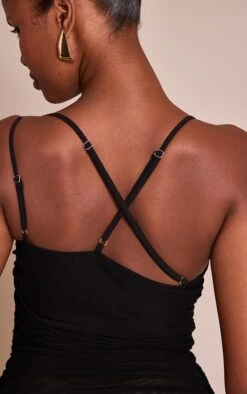 Prettylittlething Black Mesh Ruched Asymmetric Mini Dress 8 Prettylittlething Black Mesh Ruched Asymmetric Mini Dress -Pretty Little Thing Shop 2d72433351adb27159065333f1c153477467ccda CNO3203 4 black mesh ruched asymmetric mini dress