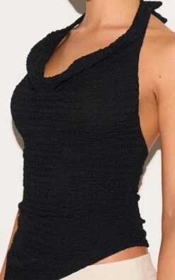 Prettylittlething Black Textured Cowl Neck Asymmetric Hem Long Top 8 Prettylittlething Black Textured Cowl Neck Asymmetric Hem Long Top -Pretty Little Thing Shop 2df84fba7ee227dc5a310f62d63cf755e2f3eacb CNM8048 4 black textured cowl neck asymmetric hem long top