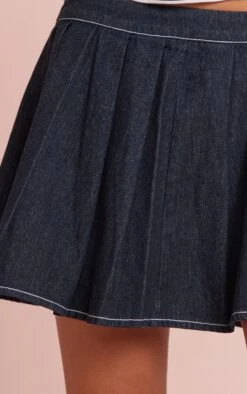Prettylittlething Indigo Denim Pleated Mini Skirt -Pretty Little Thing Shop 2e93be2cef4e9d3b8090e03b8f3b5a722f345e65 CNN6874 5 indigo denim pleated mini skirt