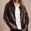 Chocolate Faux Leather Bomber Jacket 10 Chocolate Faux Leather Bomber Jacket -Pretty Little Thing Shop 2eb1d392a230560b3e216c02d55f1bfaa6b0d03d CNO0687 1 chocolate faux leather bomber jacket