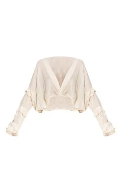 Prettylittlething Cream Chiffon Ruffle Detail Plunge Blouse -Pretty Little Thing Shop 2ed3e664ef91487d8b900d0ba09dc1180989be57 CNN6272 5 cream chiffon ruffle detail plunge blouse