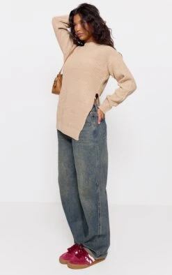 Prettylittlething Stone Round Neck Side Split Sweater 7 Prettylittlething Stone Round Neck Side Split Sweater -Pretty Little Thing Shop 2f29517821a137be4decd09730e1d94e68831270 clr1228 3