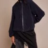 Prettylittlething Navy Suede Bomber Jacket -Pretty Little Thing Shop 2f428c1bdadddf23585b2a63cdbc63bd6beec8cf CNN8421 1 navy suede bomber jacket