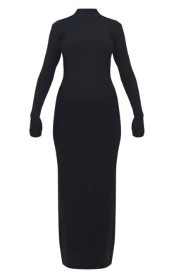 Prettylittlething Black Light Rib Knit Long Sleeve Maxi Dress 9 Prettylittlething Black Light Rib Knit Long Sleeve Maxi Dress -Pretty Little Thing Shop 2f711be76abf8265b18e814791458514349b675e cnj2101 5