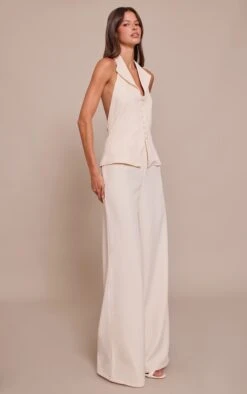 Cream Waist Coat Straight Leg Jumpsuit -Pretty Little Thing Shop 2f8ce68c0d77aca88ceb95ef91dd035fc244c7c9 CNO0469 3 cream waist coat straight leg jumpsuit