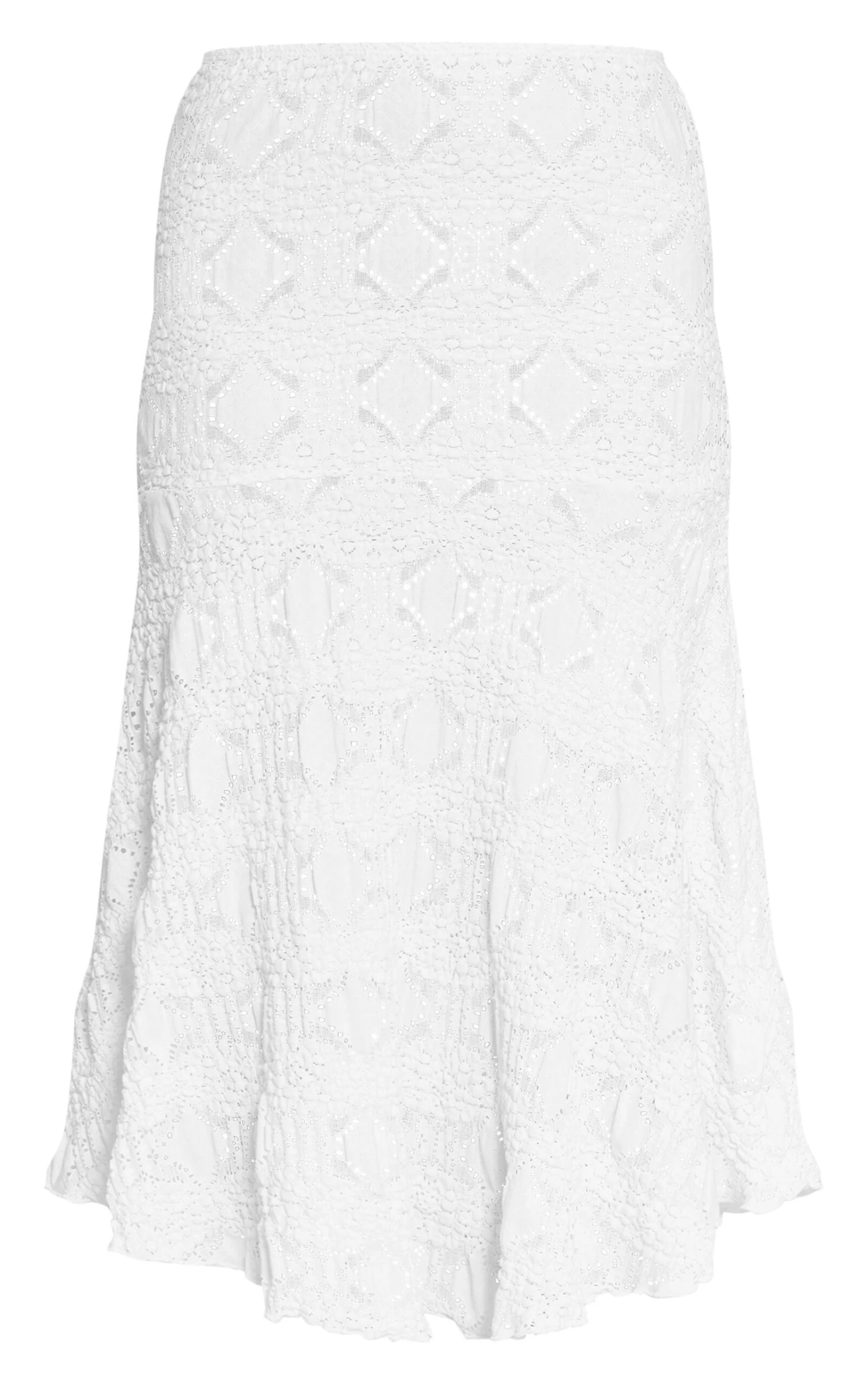 Cream Textured Lace Midi Skirt 5 Cream Textured Lace Midi Skirt - Image 5