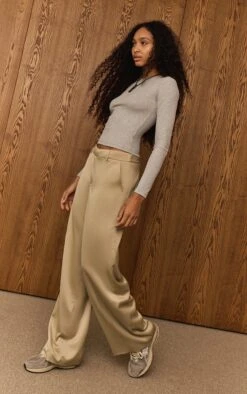 Sage Satin Tailored Detail Wide Leg Pants 9 Sage Satin Tailored Detail Wide Leg Pants -Pretty Little Thing Shop 311555390577cf432d8167a688d052f94e2c3094 CNO1584 5 sage satin tailored detail wide leg trousers