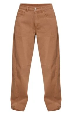 Prettylittlething Toffee Seam Detail Low Rise Barrel Jeans -Pretty Little Thing Shop 3248e6715f8b92a32a37a4015eccbb1f1bf36400 CNN9129 5 toffee seam detail low rise barrel jeans