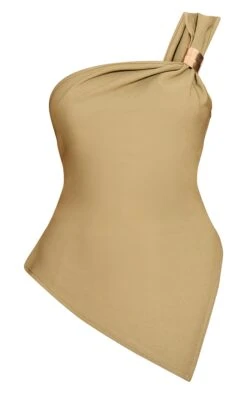Olive Asymmetric One Shoulder Trim Detail Long Top -Pretty Little Thing Shop 330accbeb655a8b36ea643b1f0c38a62ce95d320 CNO2533 5 olive asymmetric one shoulder trim detail long top