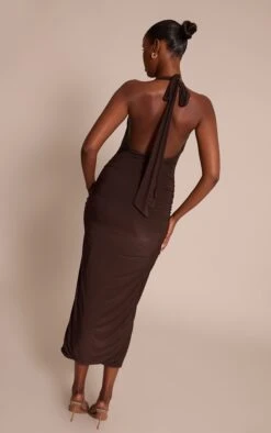 Prettylittlething Chocolate Extreme Plunge Maxi Dress -Pretty Little Thing Shop 339f183c4047668b2ad86251e7a09827896b0b4b CNO5163 2 chocolate extreme plunge maxi dress