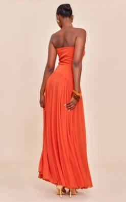 Prettylittlething Orange Bandeau Chiffon Pleated Maxi Dress 6 Prettylittlething Orange Bandeau Chiffon Pleated Maxi Dress -Pretty Little Thing Shop 33a832ed91c384d8abb43f90b6ef064d962be596 CNN1740 2 orange bandeau chiffon pleated maxi dress