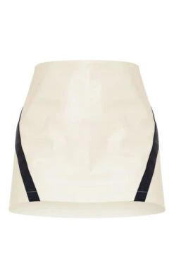 Cream Faux Leather Contrast Panel Low Rise Micro Mini Skirt -Pretty Little Thing Shop 33d480544e4e2d3e8bb2d549143e82d3487bf9d9 cnf6015 6