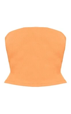 Prettylittlething Apricot Soft Rib Bandeau Top -Pretty Little Thing Shop 33f79dd1ee7cfe3787743866fb7f7137dbbd49b6 CNN8355 5 apricot soft rib bandeau top