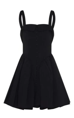 Prettylittlething Black V Waist Button Down Shift Dress 9 Prettylittlething Black V Waist Button Down Shift Dress -Pretty Little Thing Shop 34770230f88006ea0fb3c873a5bcd0acb96db5b4 CNM1542 5 black v waist button down shift dress