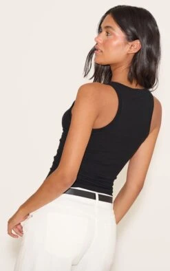 Prettylittlething Black Soft Rib V Neck Vest Top 6 Prettylittlething Black Soft Rib V Neck Vest Top -Pretty Little Thing Shop 348867ae0f2adc3c1fe5a5f451893a07be7079b1 CNM9831 2 black soft rib v neck vest top