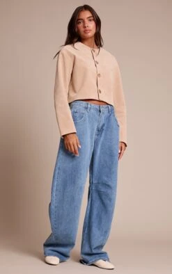 Prettylittlething Sand Round Neck Gold Button Suede Jacket -Pretty Little Thing Shop 348f88f529c717454499d2abaf4f8ed697a53f52 CNN8320 3 sand round neck gold button suede jacket