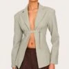 Prettylittlething Sage Strap Detail Fitted Blazer -Pretty Little Thing Shop 349e91579638b93de2a0eb699a967f99fee5dac4 cnk9223 1