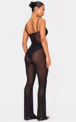 Prettylittlething Black Diamante Hot Fix Mesh Cut Out Strappy Jumpsuit -Pretty Little Thing Shop 34a92dffc5df1b41800a8e3ead44729bbb40bf57 cng6163 2