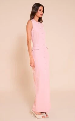 Prettylittlething Light Pink Woven Button Maxi Dress -Pretty Little Thing Shop 34e23c2be96b135e8fa0d7f9fbf040373695c4e9 CNN3321 3 light pink woven button maxi dress
