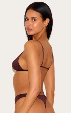PrettyLittleThing Chocolate Brown Jersey – Basic Triangle Bralette & Thong Set -Pretty Little Thing Shop 34fca0915ca542ff6e3f4a105ea1d90207e5531b CNL8511 2 chocolate jersey triangle basic lingerie set