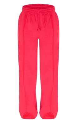 Prettylittlething Red Oversized Wide Leg Seam Detail Sweatpants -Pretty Little Thing Shop 35367b33f70b840da6e5b19a7cb7197dc5df8021 cni2249 5