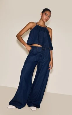 Prettylittlething Indigo Floaty Sleeveless Denim Top 7 Prettylittlething Indigo Floaty Sleeveless Denim Top -Pretty Little Thing Shop 3638bd6bfdfad85cc4419566633d9022258c3537 CNM9254 3 indigo floaty sleeveless denim top