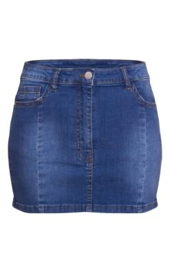 Prettylittlething Mid Blue Wash Stretch Denim Mini Skirt -Pretty Little Thing Shop 36841c33117621044f2ae3a41d32672ddf087a25 CNM0864 6 mid blue wash stretch denim mini skirt