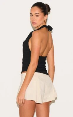 Prettylittlething Black Textured Cowl Neck Asymmetric Hem Long Top 6 Prettylittlething Black Textured Cowl Neck Asymmetric Hem Long Top -Pretty Little Thing Shop 36a352f01bb3c485e2bee58041e0a1fd59e36271 CNM8048 2 black textured cowl neck asymmetric hem long top