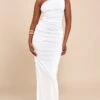 Prettylittlething White Mesh Ruched Maxi Skirt -Pretty Little Thing Shop 370fce111fba76b0178cbddb6bf1f0db1e81f017 CNM9921 1 white mesh ruched maxi skirt