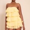Prettylittlething Lemon Chiffon Bandeau Frill Romper -Pretty Little Thing Shop 3724aaaf64496829ce288d8023fe62a9c2ddf5de CNN7777 1 lemon chiffon bandeau frill playsuit