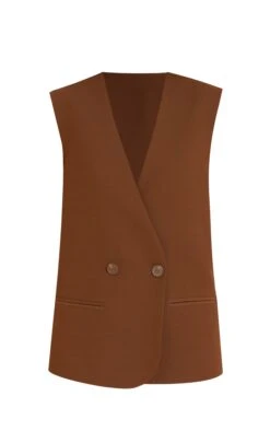 Prettylittlething Brown Boxy Oversized Vest -Pretty Little Thing Shop 3814a58bf0f59e577bebbdf18497164bf1ea144a CNM2941 5 brown boxy oversized waistcoat