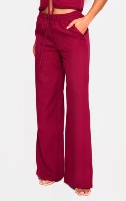 Prettylittlething Cherry Red Woven Mid Rise Wide Leg Pants 6 Prettylittlething Cherry Red Woven Mid Rise Wide Leg Pants -Pretty Little Thing Shop 38c58895294845a3ded6a88a649c51de194a7348 cnk1896 2