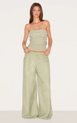 Prettylittlething Sage Green Textured Double Layer Bandeau Top 7 Prettylittlething Sage Green Textured Double Layer Bandeau Top -Pretty Little Thing Shop 38f6b970e5fd58a4801484d4b8d8339274d98dde CNM8493 3 sage green textured double layer bandeau top