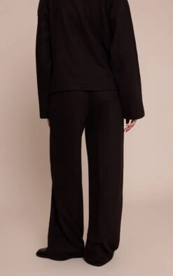 Black Soft Cotton Pintuck Wide Leg Sweatpants 7 Black Soft Cotton Pintuck Wide Leg Sweatpants -Pretty Little Thing Shop 3962173da8ecfe37cd8bac742d092962148f3d75 CNO1251 3 black soft cotton pintuck wide leg joggers