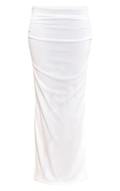 Prettylittlething White Mesh Ruched Maxi Skirt -Pretty Little Thing Shop 39ab10adfec61469fb36cec479d9d75e667713aa CNM9921 5 white mesh ruched maxi skirt