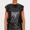 Prettylittlething Black Sequin Shoulder Pad Sleeveless Bodycon Dress -Pretty Little Thing Shop 39dcacb48c7c283a9130cc4e0a373958098e4d80 cnl1475 1