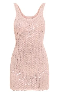 Prettylittlething Natural Sequin Scoop Neck Mini Dress -Pretty Little Thing Shop 3a12d669145d6a23c941ecdcb8c7b4dd3108d681 CNM7553 5 natural sequin scoop neck mini dress