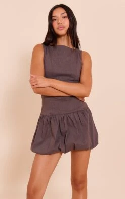 Prettylittlething Chocolate Stretch Woven Puffball Dress 8 Prettylittlething Chocolate Stretch Woven Puffball Dress -Pretty Little Thing Shop 3ac53c80634882246f792b77998e20d2cbba3843 CNN4651 4 chocolate stretch woven puffball dress