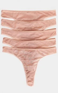 Prettylittlething Nude Mesh Pack Of 5 Basic Thongs -Pretty Little Thing Shop 3af0c0f8fc0dfd9c60acbf5a14a9f1e77560d879 cnl3109 1