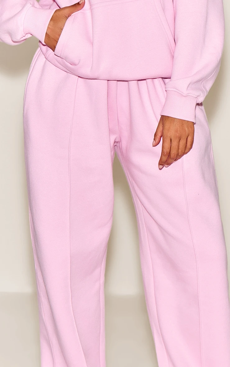 Pink Pintuck Oversized Cuffed Sweatpant 4 Pink Pintuck Oversized Cuffed Sweatpant - Image 4