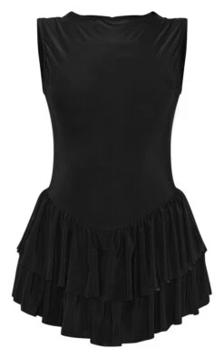 Prettylittlething Black Slinky Rara Skort Romper -Pretty Little Thing Shop 3b5152ef3d31b7d91cbb8e5bfc1b775e3ada98f2 CNJ0107 5 black slinky rara skort playsuit