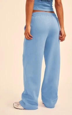 Prettylittlething Steel Blue Smile Embossed Wide Leg Sweatpants -Pretty Little Thing Shop 3bcbc216b688a6b767386104177f7b5dda393143 cnj5692 3
