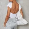 Prettylittlething White Soft Rib Backless Top -Pretty Little Thing Shop 3bddf6dcfa44a9a65e79bebe9d04d3923608ab0f CNC9233 1 white soft rib backless top