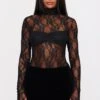 Prettylittlething Black Lace High Neck Long Sleeve Bodysuit -Pretty Little Thing Shop 3cc06999c92ff744ed566f6d24d7c357658703d3 cnl7505 1